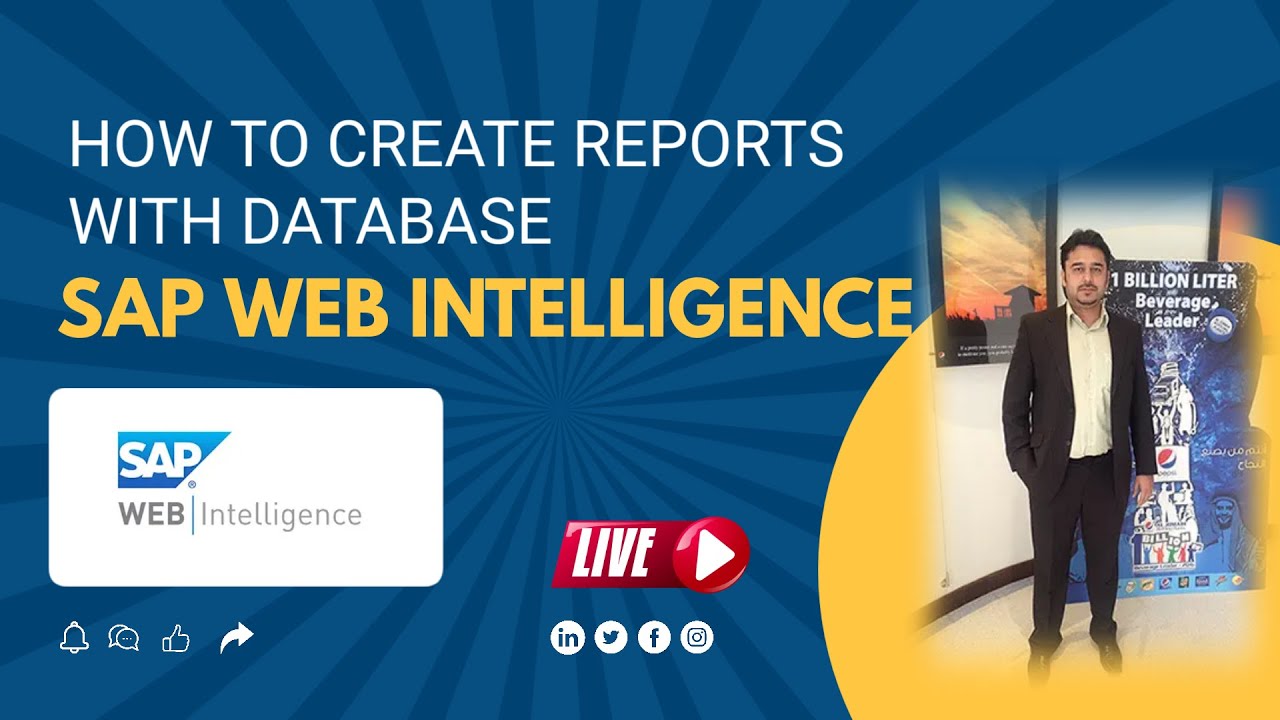 1: How to Create Reports with Database in SAP Business Objects Web Intelligence