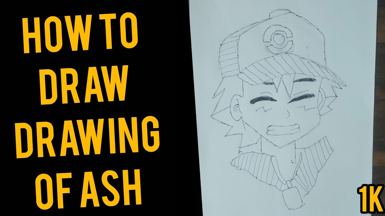 || How to Draw Drawing of ASH ||drawing of ASH#subscribe 