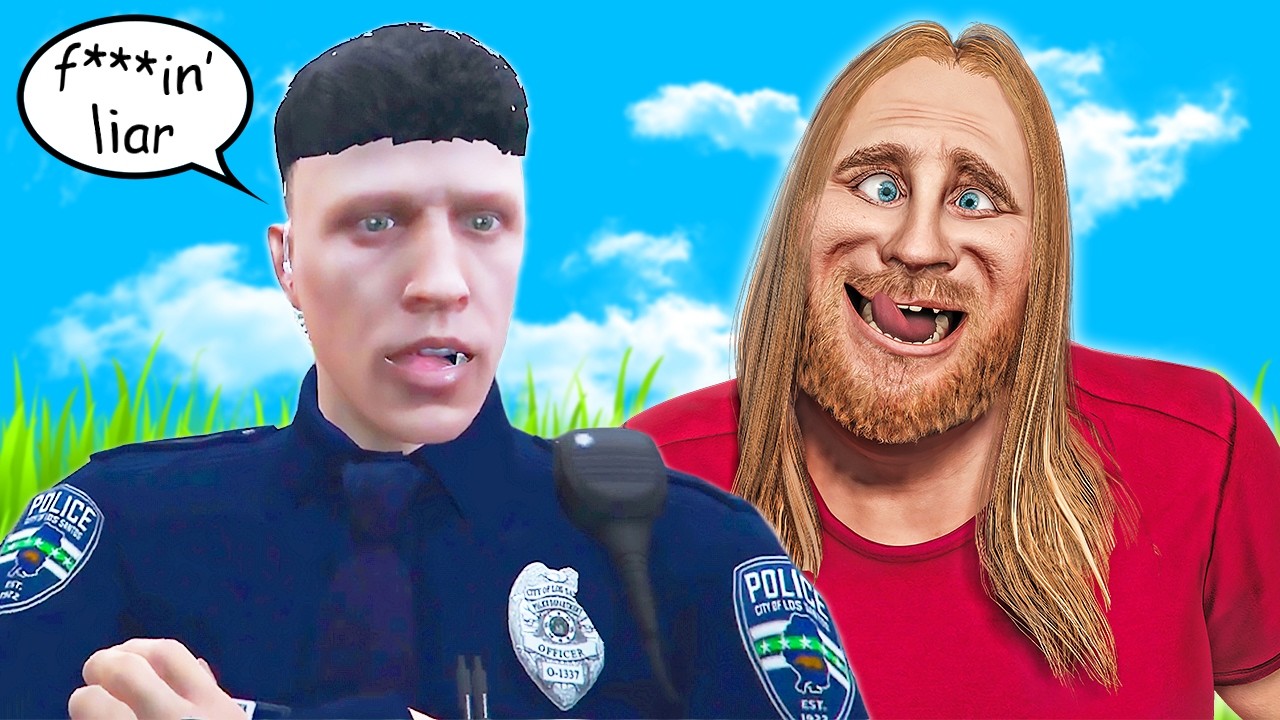 Издевательства над надоедливыми копами... GTA 5 RP