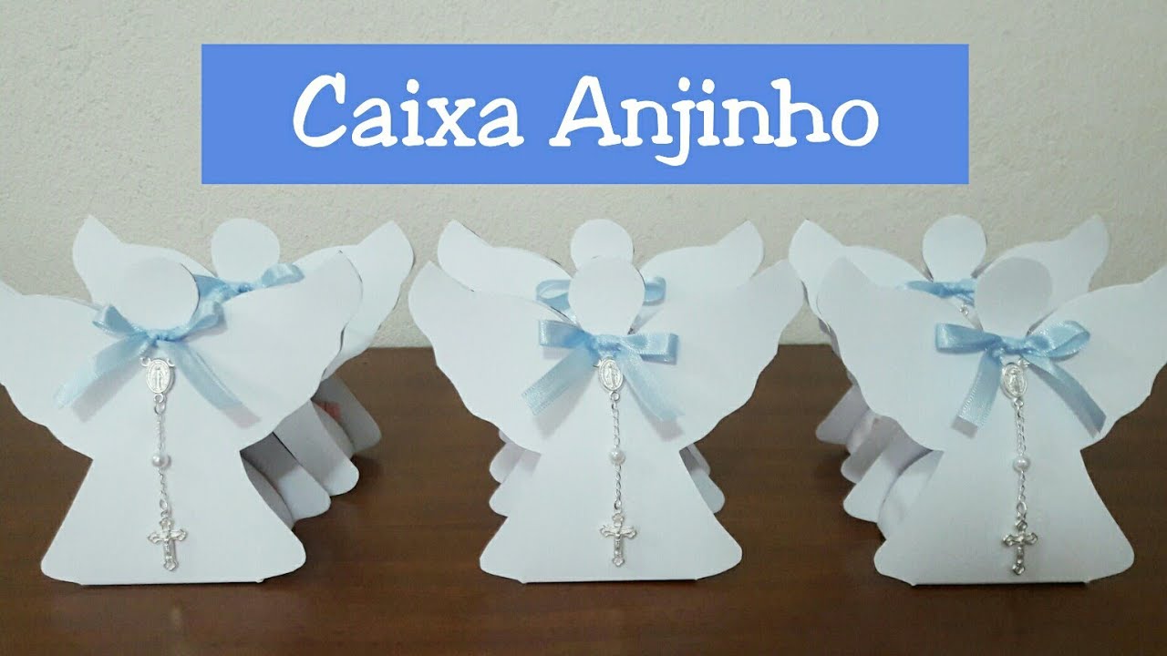 LEMBRANÇA PARA BATIZADO - CAIXA ANJINHO - Taisa Alves
