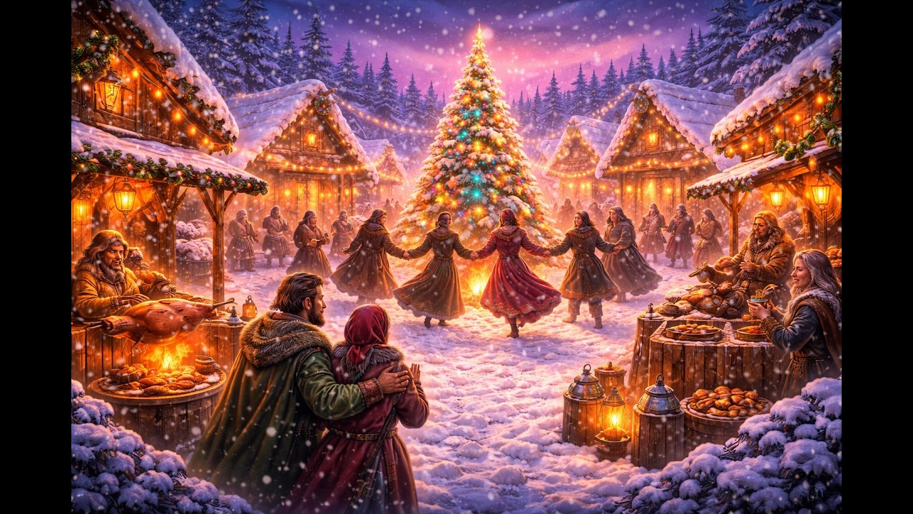 Yule Celebration | Winter Pagan Folk Music for relaxing