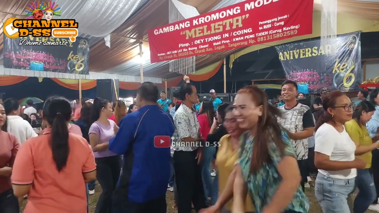 AKU BUKAN PINTU - BINTANG || GAMBANG KROMONG MELISTA _ LIVE CIRARAB LEGOK