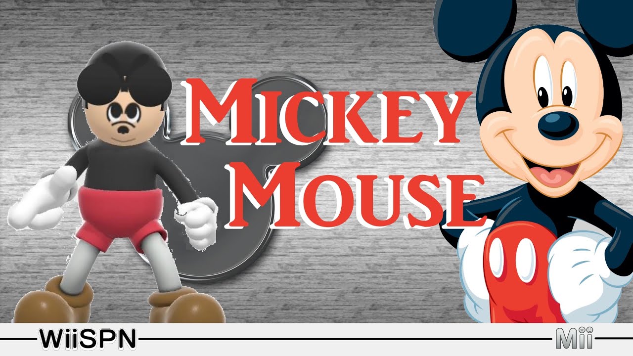 Mii Maker: How To Create Mickey Mouse!