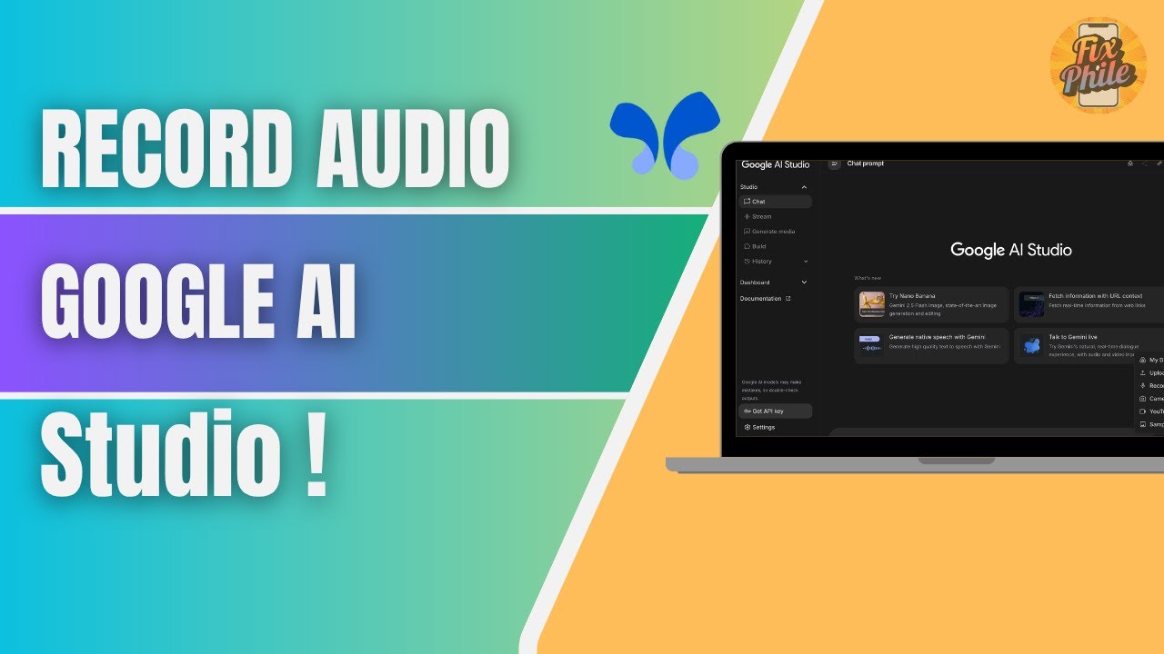 How to Record Audio in Google AI Studio (2025) &mdash; Quick & Easy Tutorial