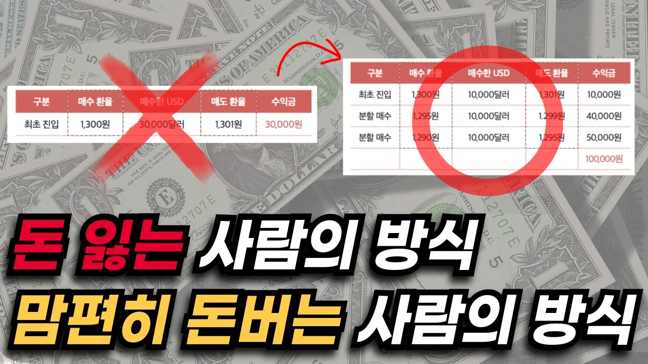 초보도 돈을 버는 가장 현실적인 투자방법 (Feat. 달러투자)