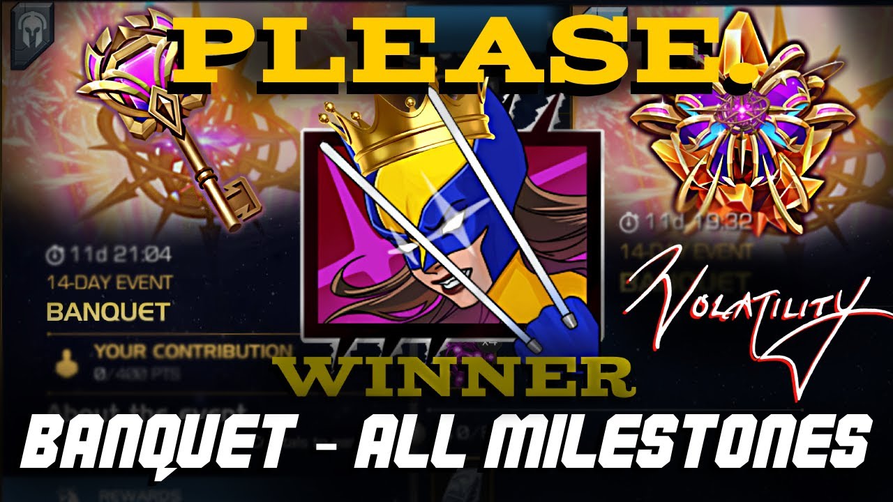 3 Keys...PLEASE GIVE ME X-23 | Banquet Opening Part 1 - All Milestones!