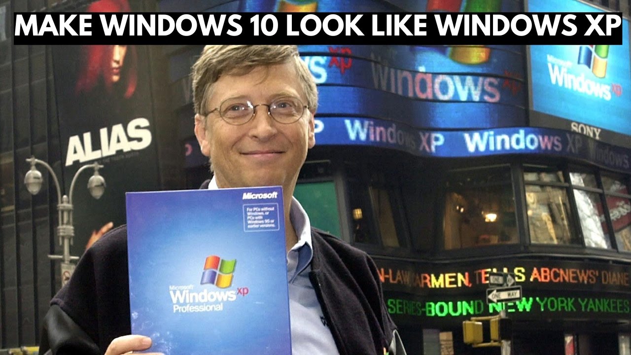 How to make Windows 10 look like Windows XP