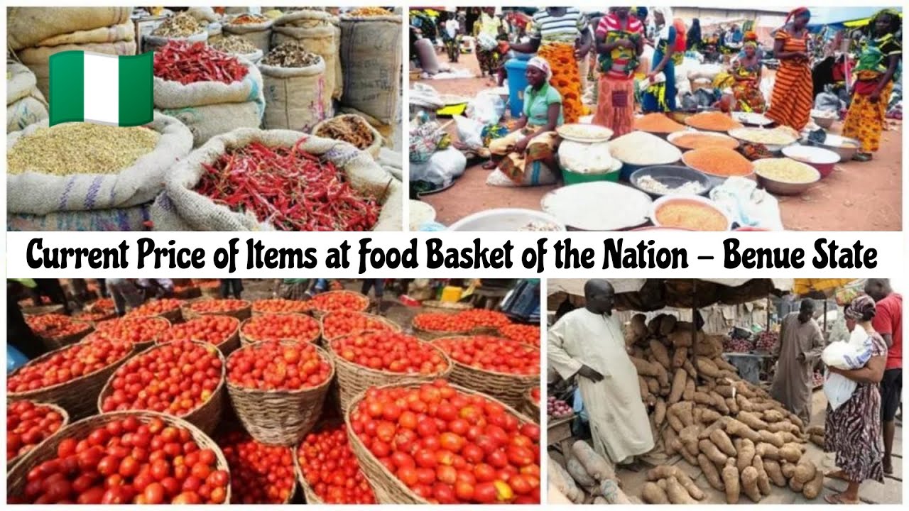 CURRENT PRICES of Food at the Food Basket of the Nation | Benue state