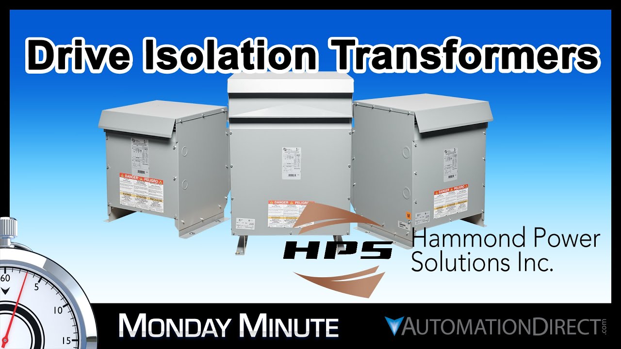 HPS Drive Isolation Transformers from AutomationDirect