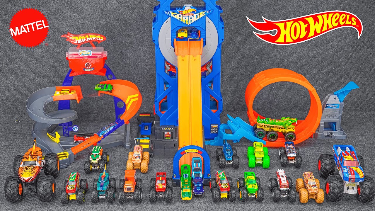 Hot Wheels Collection Unboxing Review ASMR | Hot Wheels Color Shifters Custom Color Shop Racetrack