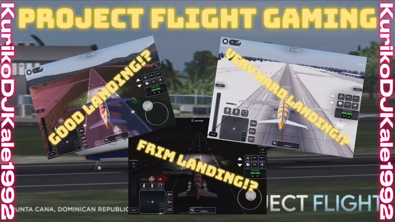 I TRY TO GET BEST LANDINGS IN PROJECT FLIGHT!!