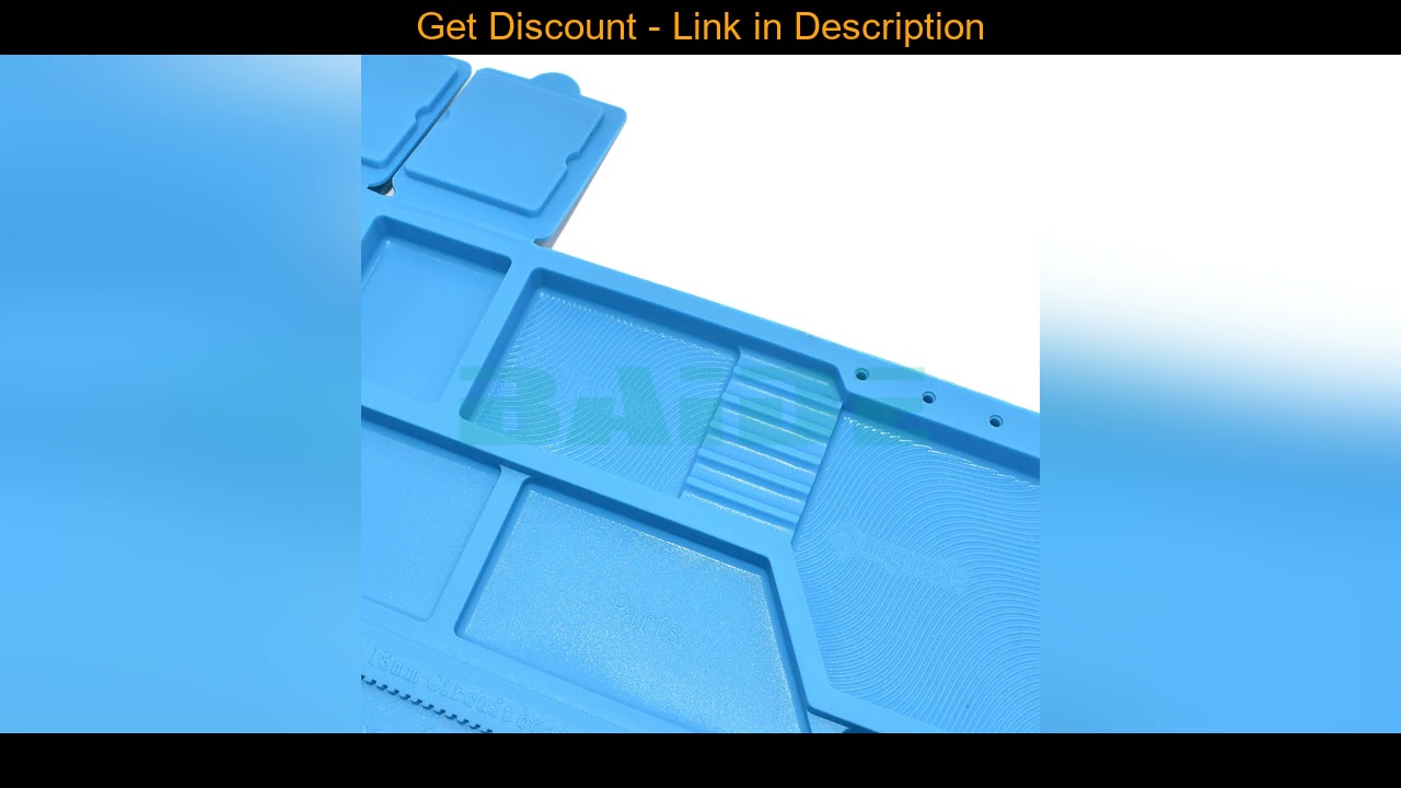 Deal  New Arrived 480 x 318mm Heat Insulation Silicone Pad S-170 Desk Mat Maintenance Platform for