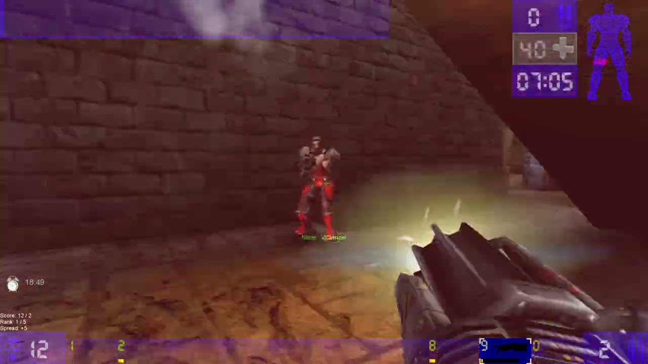Unreal Tournament DM-Agony FFA SD POV