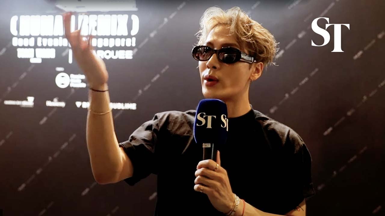 K-pop star Jackson Wang in Singapore