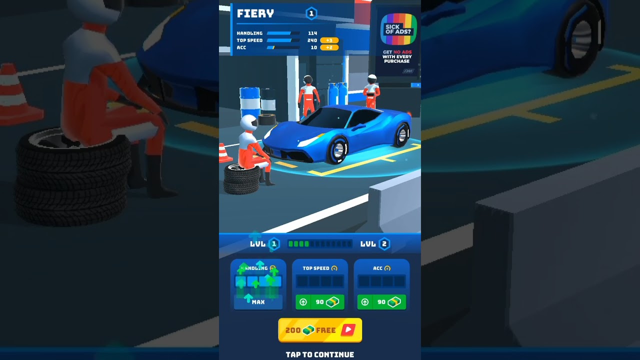 neon bldade | race master car update