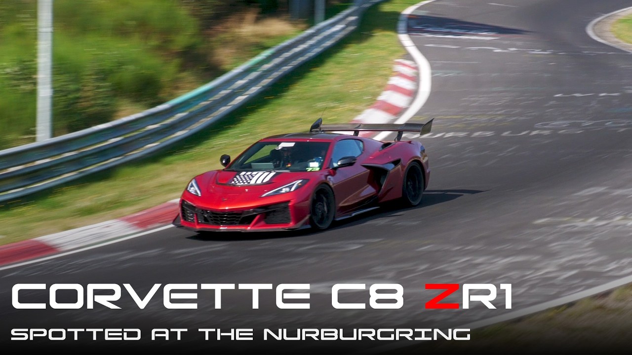 2025 Chevy Corvette C8 ZR1 Testing On The Nürburgring