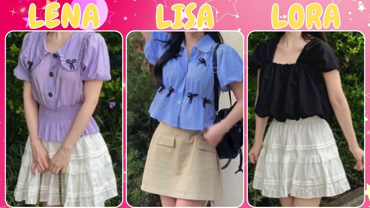 Lisa vs Lora vs Lena 💅✨Style Battle  | Choose Your Favorite Look 