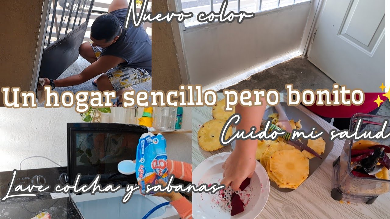 ✅️Rutina del dia 🏠 puerta más bonita cambiamos el color✨️ mi salud inestable 😒