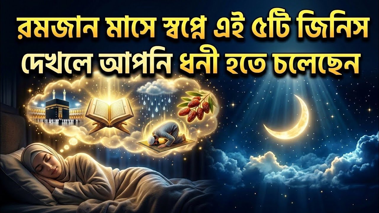 রমজান মাসে স্বপ্নে ৫টি জিনিস দেখলে ধনী হবেন | 5 Things You See in Ramadan Dreams That Bring Wealth 