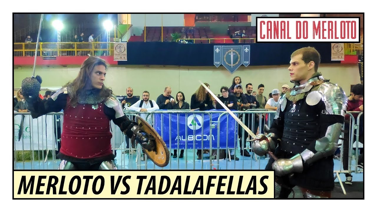 MERLOTO VS TADALAFELLAS NO COMBATE MEDIEVAL
