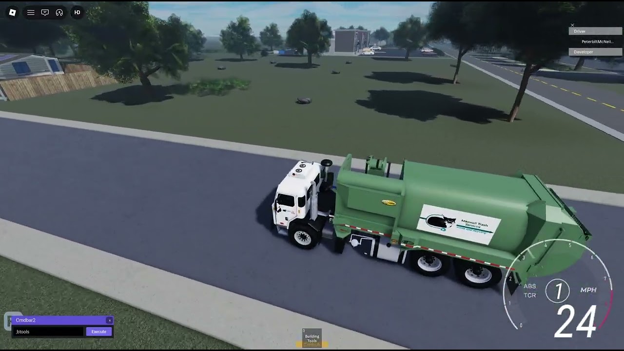 Maxwell Trash services Peterbilt 520 Labrep