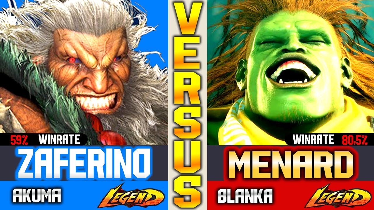 SF6 Blanka (MenaRD Vs Zaferino) Akuma ▰ High Level