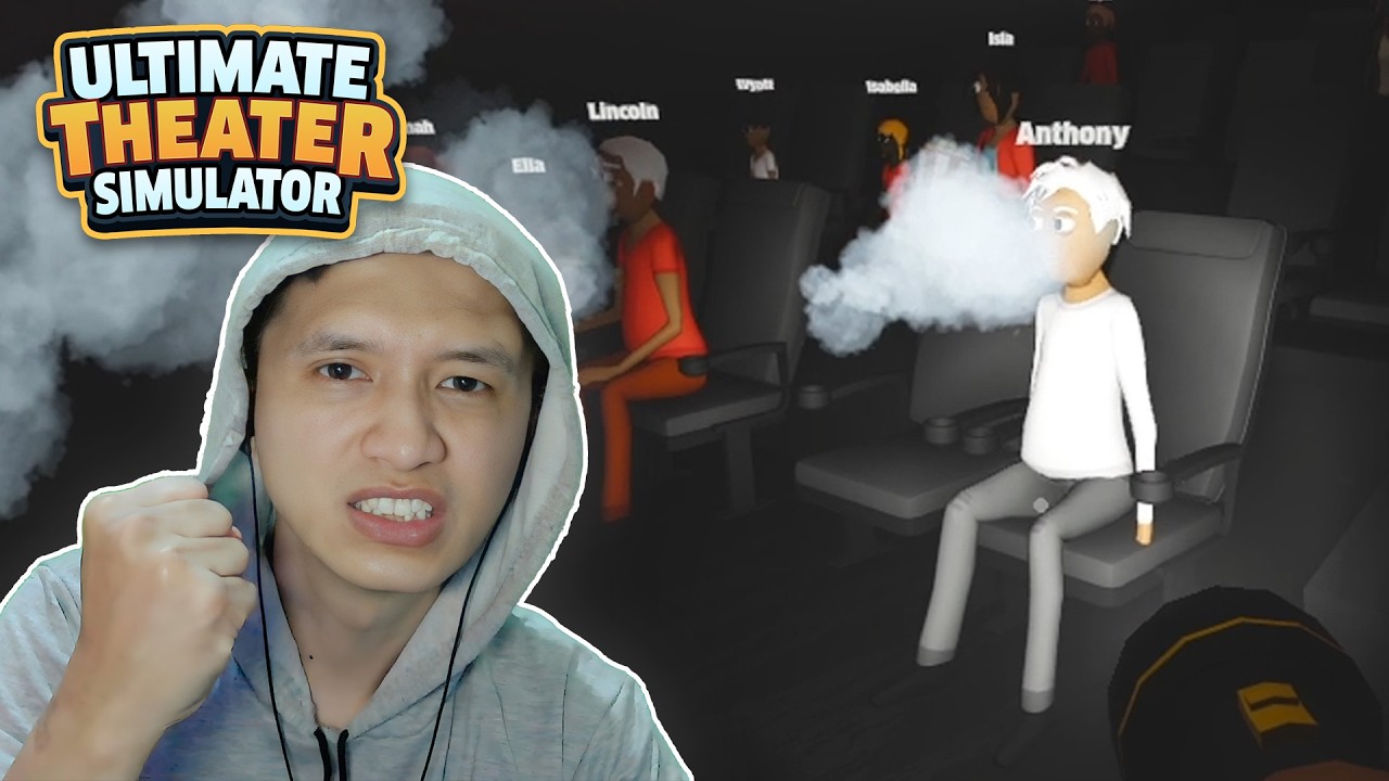 Jangan merokok di dalam bioskop ini atau kalian seperti ini | Ultimate Theater Simulator
