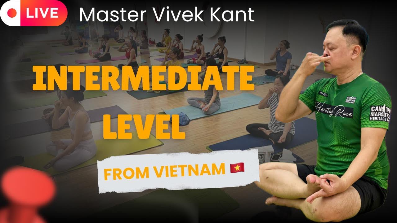 🔴Intermediate Yoga Flow LIVE | Strong Body • Calm Mind | Yoga Trình Độ Trung Cấp #livestream #viral