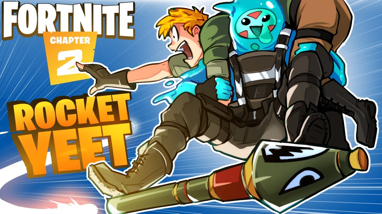 THE ROCKET RIDE YEET!!!! Throwing enemies everywhere! - FORTNITE 2 (Funny Moments)