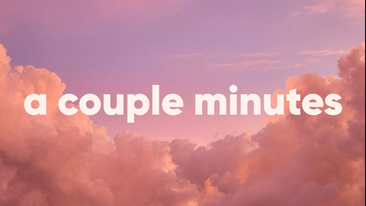 A Couple Minutes - Olivia Dean (Cover) | Official Lyrics Video