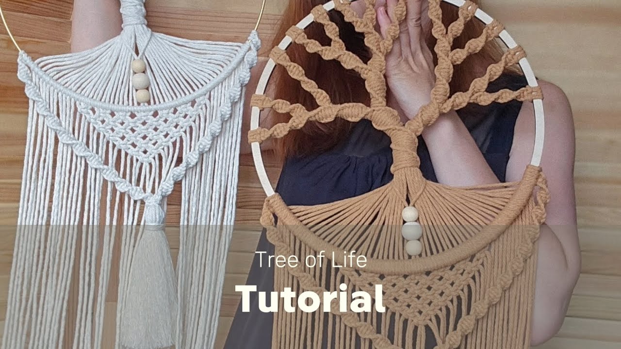 DIY: Древо жизни в технике макраме | Macrame Tree of Life Wall Hanging