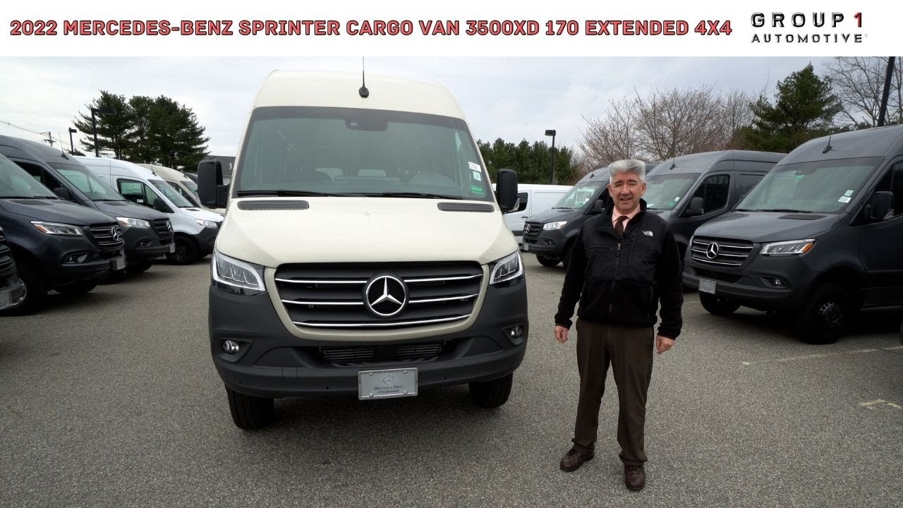 2022 Mercedes-Benz Sprinter Cargo Van 3500XD 170 Extended 4x4 | Video tour with Tony F