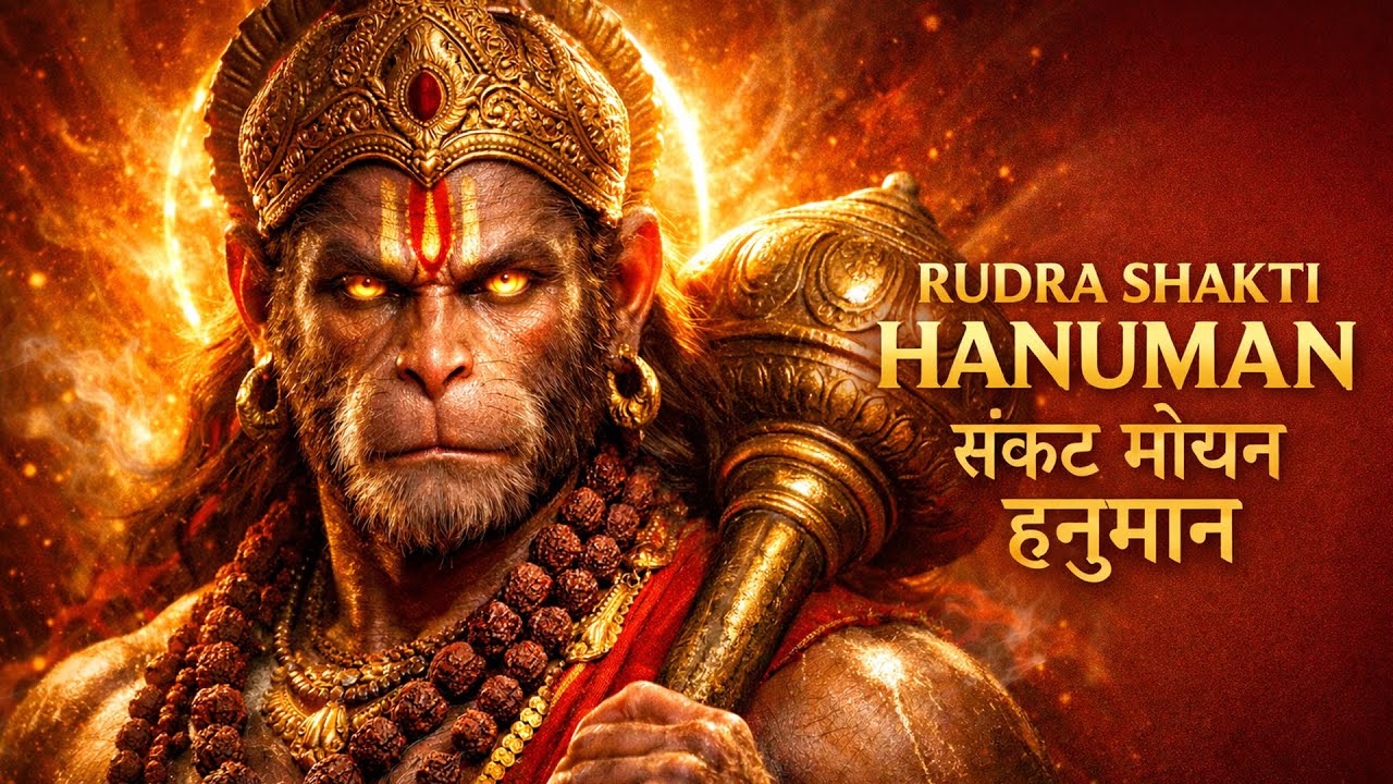 Rudra Shakti Hanuman | Sankat Mochan Hanuman Bhajan | Divine Protection & Strength