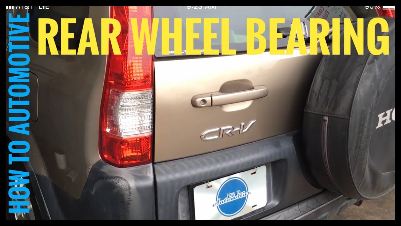 How to Replace the Rear Wheel Bearings on a 2006 Honda CR-V
