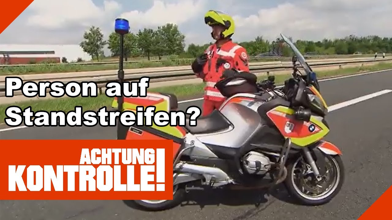 Alarm bei den Stauhelfern: PERSON auf der Autobahn! |2/2| Kabel Eins | Achtung Kontrolle
