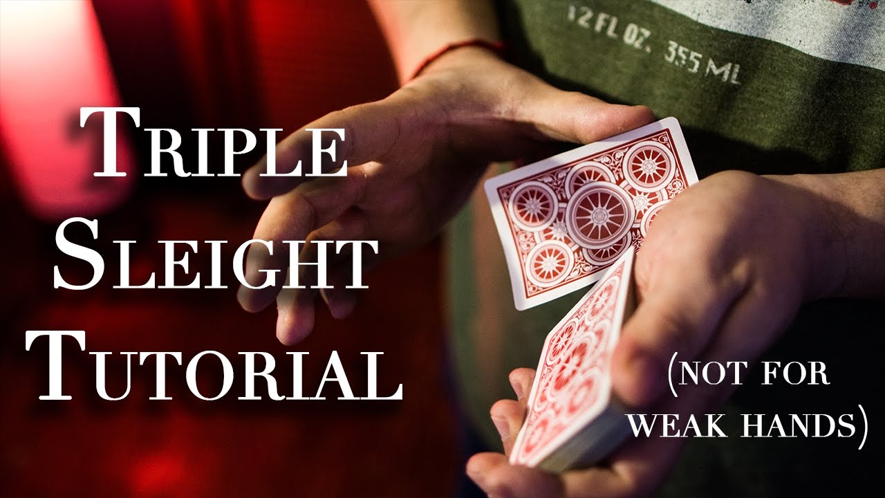 Triple Knuckle Busting Card Tutorial (not for the weak of hand)
