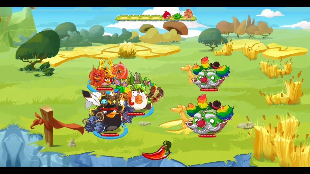 Angry birds epic all stars | cave 25 (Pig Paradise) | level 9