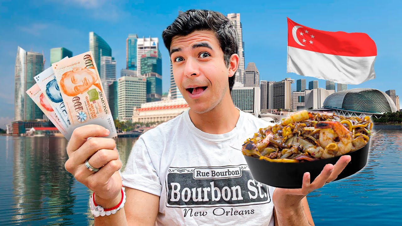 Comiendo Barato en la Ciudad MÁS CARA del Mundo! | Singapur