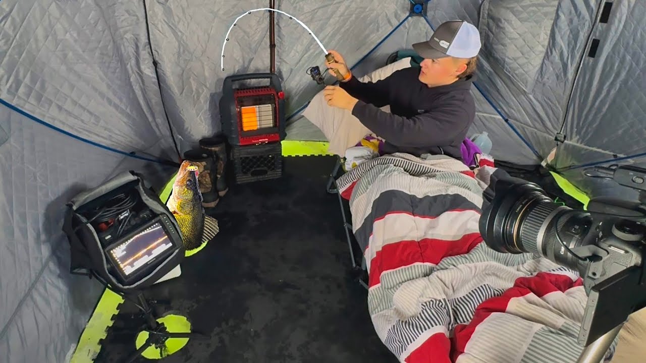 INSANE 72-Hour Ice Camping for Walleyes! (SMASH FEST)