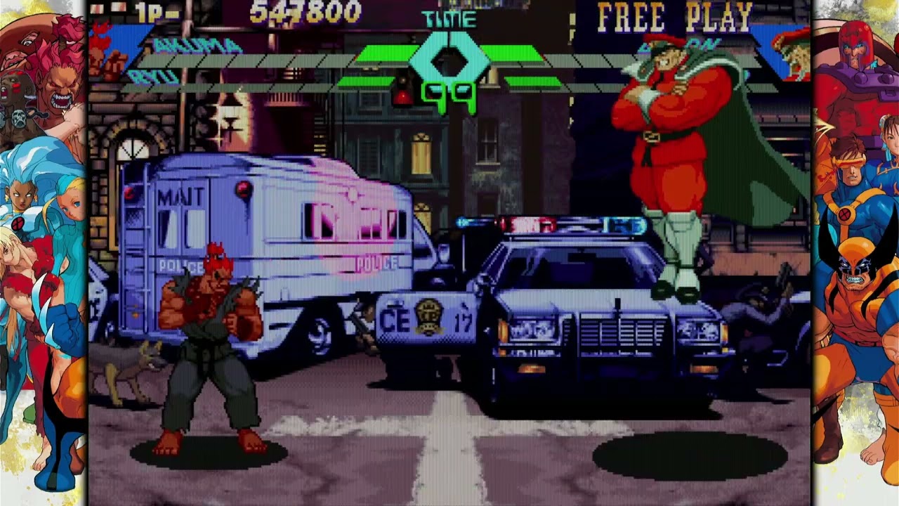 X-MEN VS STREET FIGHTER 💥 | Akuma 👹, Ryu 🥋 | FULL ARCADE RUN BREAKDOWN ⚔️