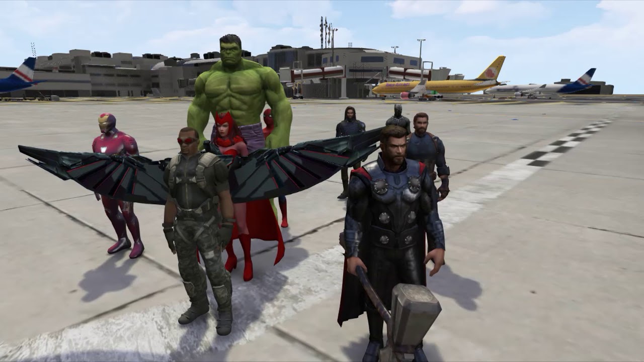Avengers Vs Thanos Infinity War GTA V Mods