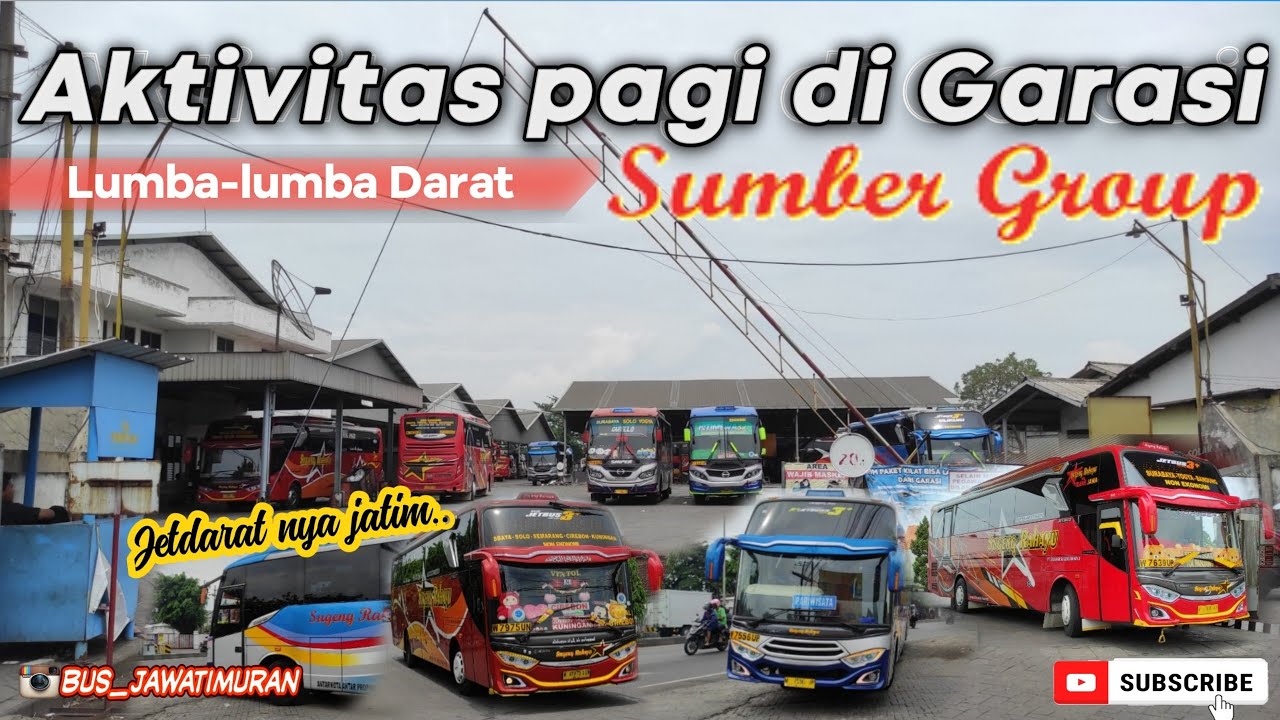 [GARASI PO SUMBER GROUP]⁉️🔥Aktivitas di Pagi - Markas Jetdaratnya JATIM #sugengrahayu #sumbergroup