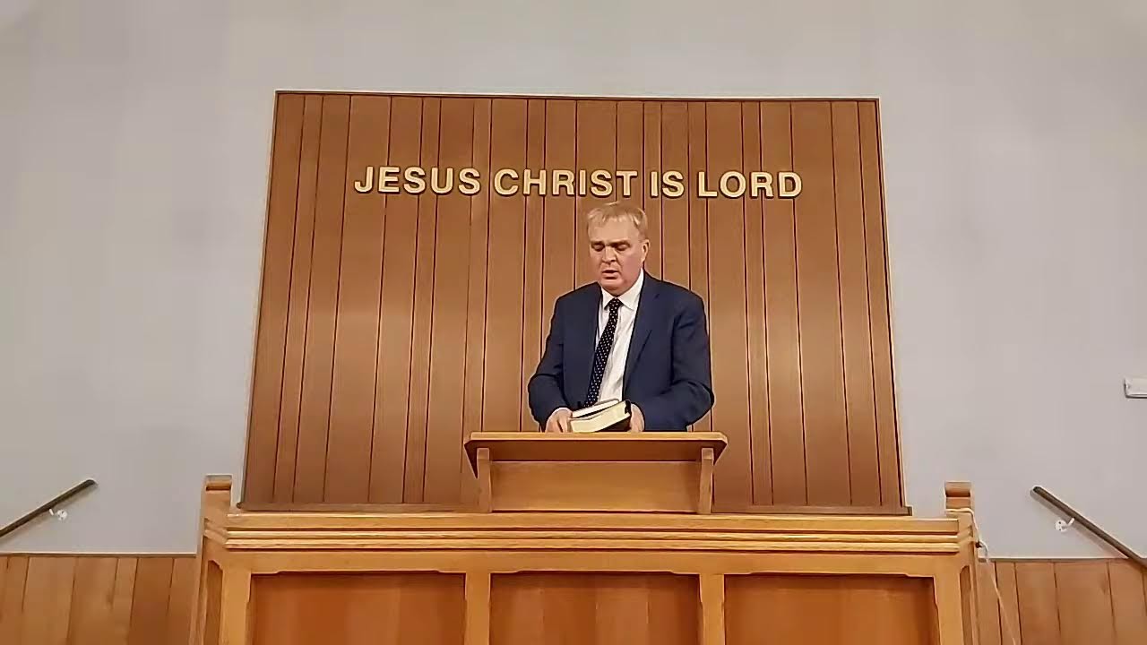 Gospel meeting and baptism. Craig Munro. 19/09/21