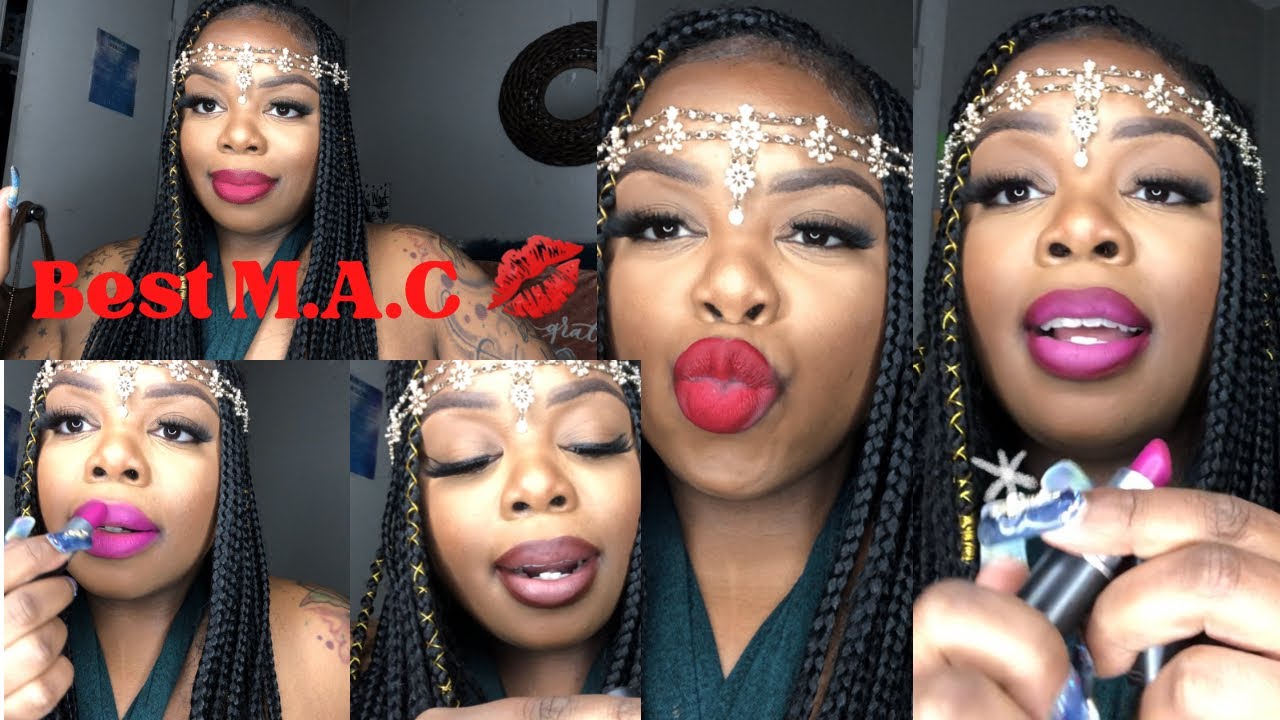 7 Best MAC lipstick 💄 for Dark Skin #maclipstick #lipstick #lipcombo #makeup