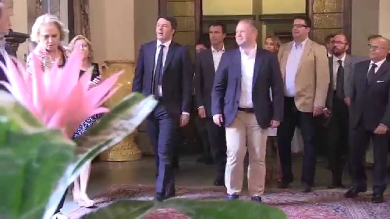 Arrivo del Primo Ministro di Malta Joseph Muscat