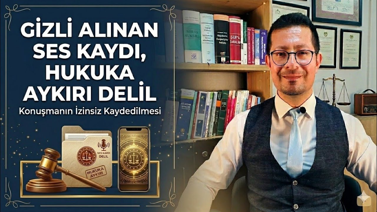 Gizli alınan ses kaydı, konuşmanın izinsiz kaydedilmesi, hukuka aykırı delil Av. Ali Devran Çelik