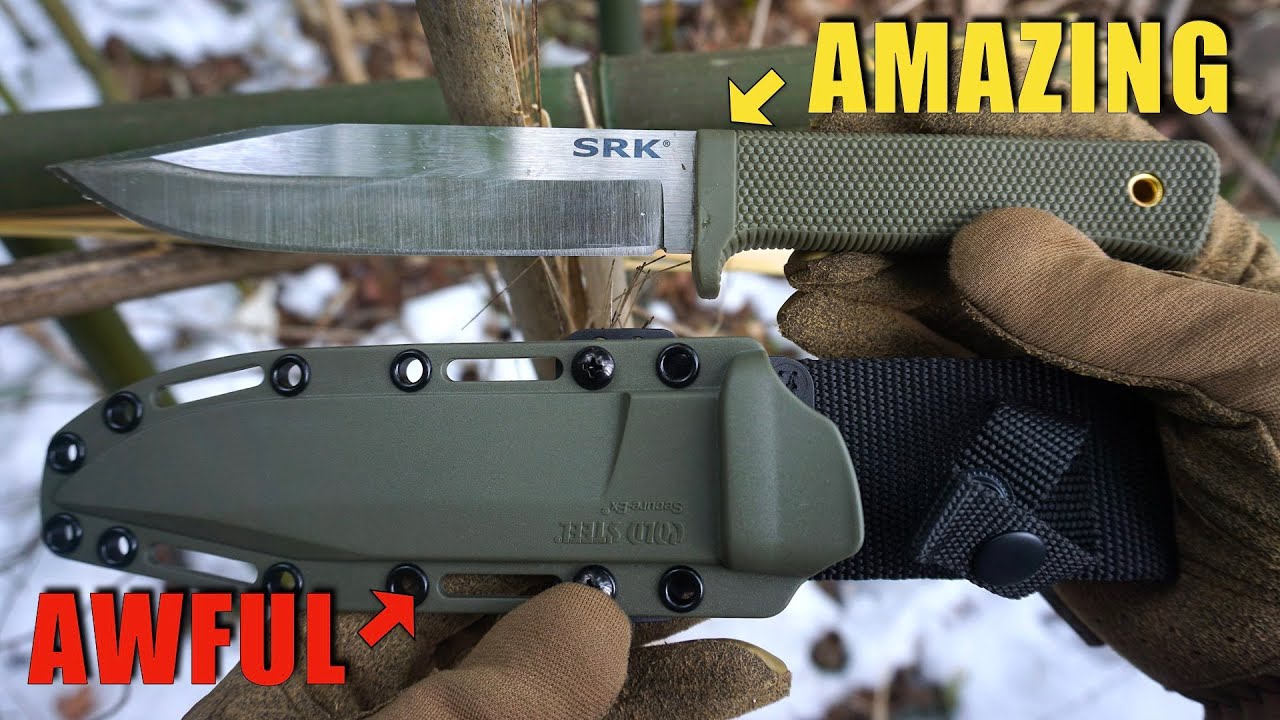 The Best Cold Steel SRK, with a Horrible Sheath (CPM-3V)