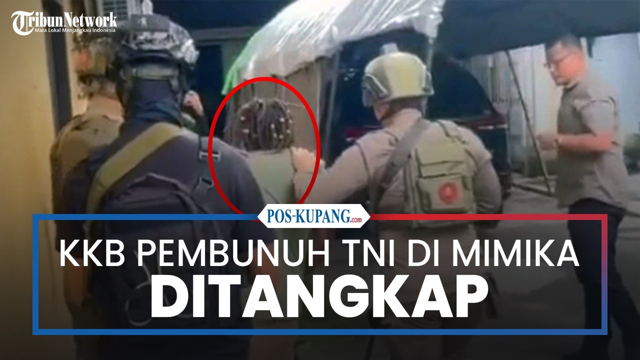 Satu Anggota KKB Pembunuh Prajurit TNI di Mimika Ditangkap