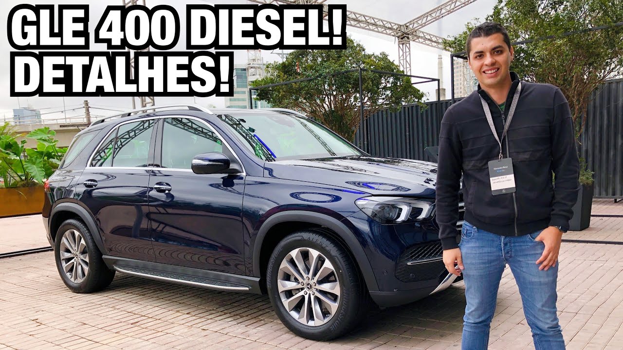 MERCEDES GLE 400d DIESEL EM DETALHES - Falando de Carros
