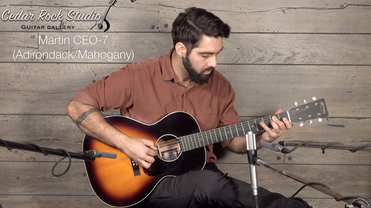 Martin CEO-7 (Adirondack/Mahogany) played by Dustin Furlow